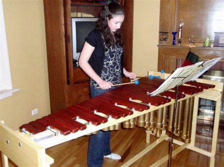 AFTER making marimbas!
