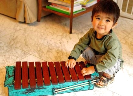DIY Xylophone gift for child