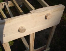 Small end of P3 marimba frame
