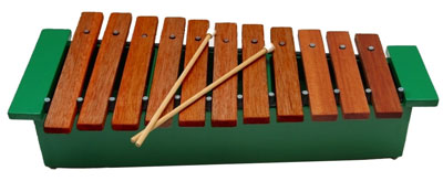 11 note box resonated xylophone
