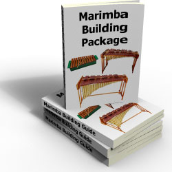 Package deal for marimba, vibraphone, metalophone and xylophone construction